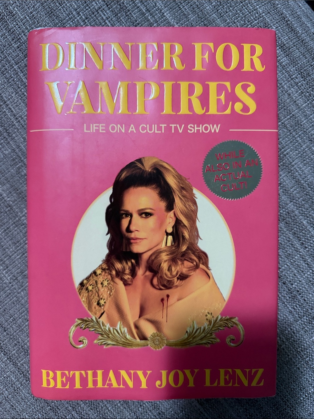 ‘Dinner for Vampires' Hardcover Book by Bethany Joy Lenz